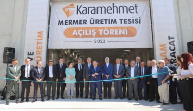 Bakan Varank, mermer  fabrikası açılışına katıldı