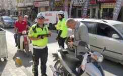 Denetimde 63 motosiklet sürücüsüne ceza kesildi