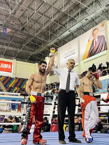 Milli sporcu Emre Karaca, Türkiye Açık Kick Boks Turnuvası Büyük