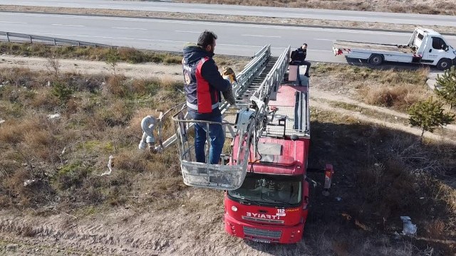 Emirdağ ilçesi çıkışındaki tarım