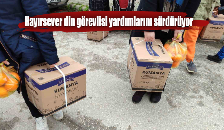 ESKİŞEHİR’DEKİ DİN GÖREVLİSİ SONER ŞAHİN, KENDİ İMKÂNLARI VE HAYIRSEVERLERİN DESTEĞİ