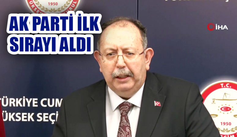Mahalli İdareler Seçimlerinde kullanılacak oy pusulasındaki siyasi partilerin sıralaması için