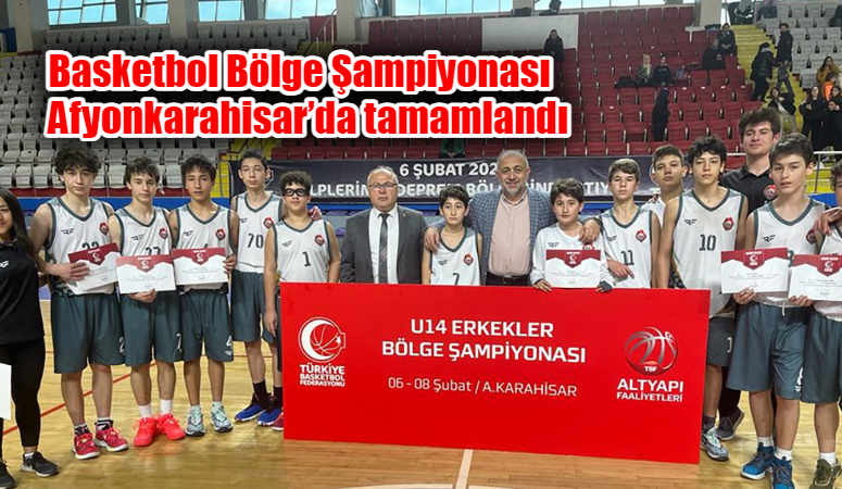 Afyonkarahisar'da düzenlenen Basketbol U-14