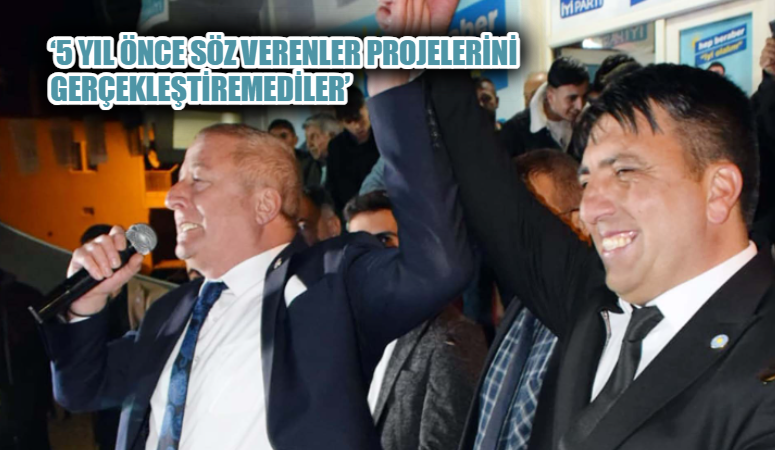 Yerel seçim çalışmalarını sürdüren