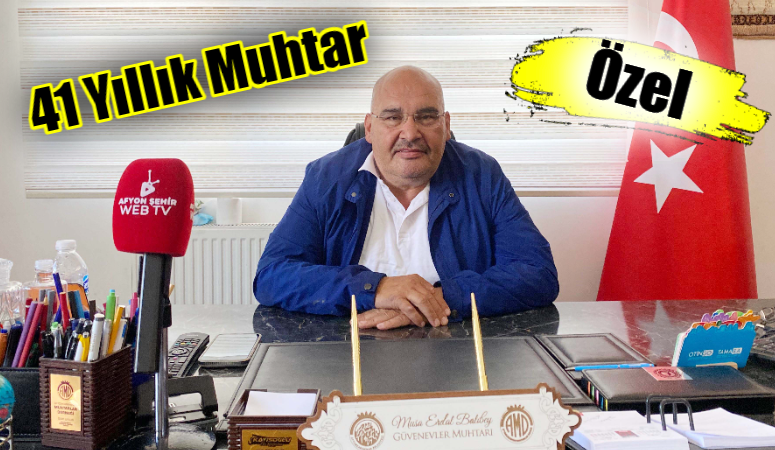 Güvenevler Mahallesi Muhtarı Erdal