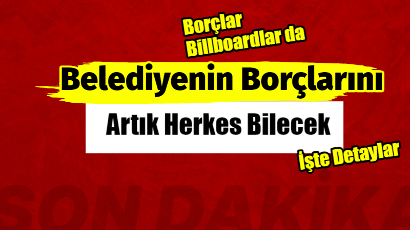 Afyonkarahisar Belediyesi' nin borçları