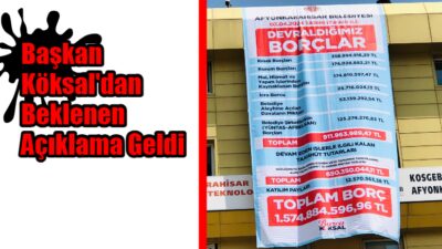 Belediye' nin 1.574.884.596,96 TL borcu var