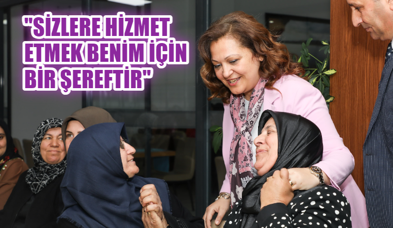 Belediye Başkanı Burcu Köksal, Anneler Günü dolayısıyla şehit anneleri, şehit