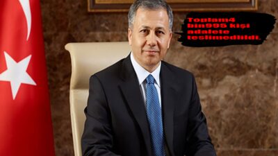 Bakan Yerlikaya, 81 ilde son 5 günde düzenlenen operasyonlarda 4
