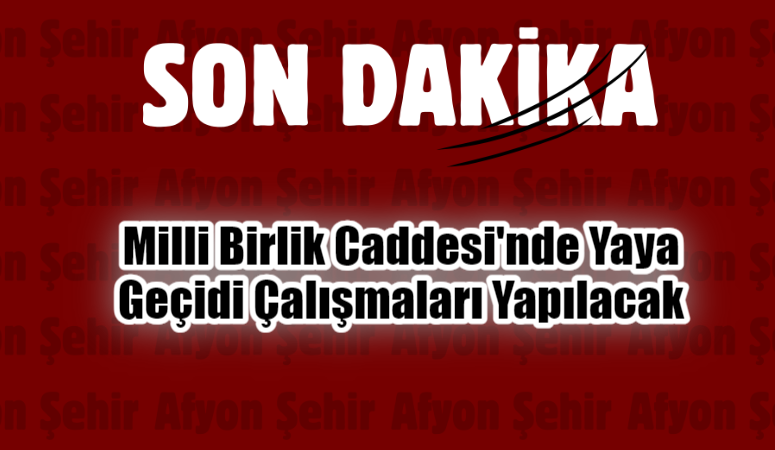 Milli Birlik Caddesi'nde 14