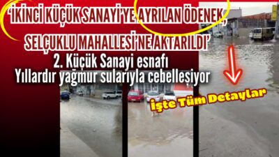 Vatandaş yağmur yağsın diye, sanayi esnafları ise yağmasın diye dua ediyor