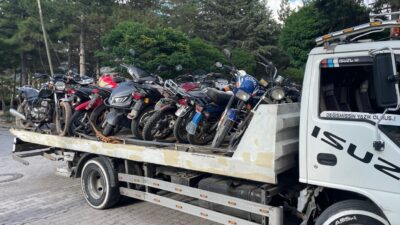 BOLVADİN’DE 29 MOTOSİKLET TRAFİKTEN MEN EDİLDİ