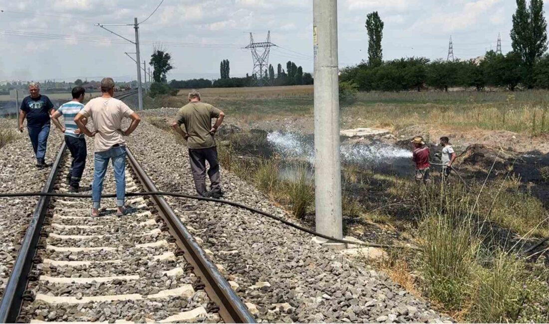 KÜTAHYA’DA DEMİR YOLU HATTINDA