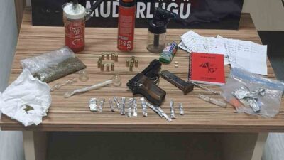 AFYONKARAHİSAR’DA POLİS TARAFINDAN GERÇEKLEŞTİRİLEN UYUŞTURUCU OPERASYONUNDA 8 AYRI ADRESE DÜZENLENEN