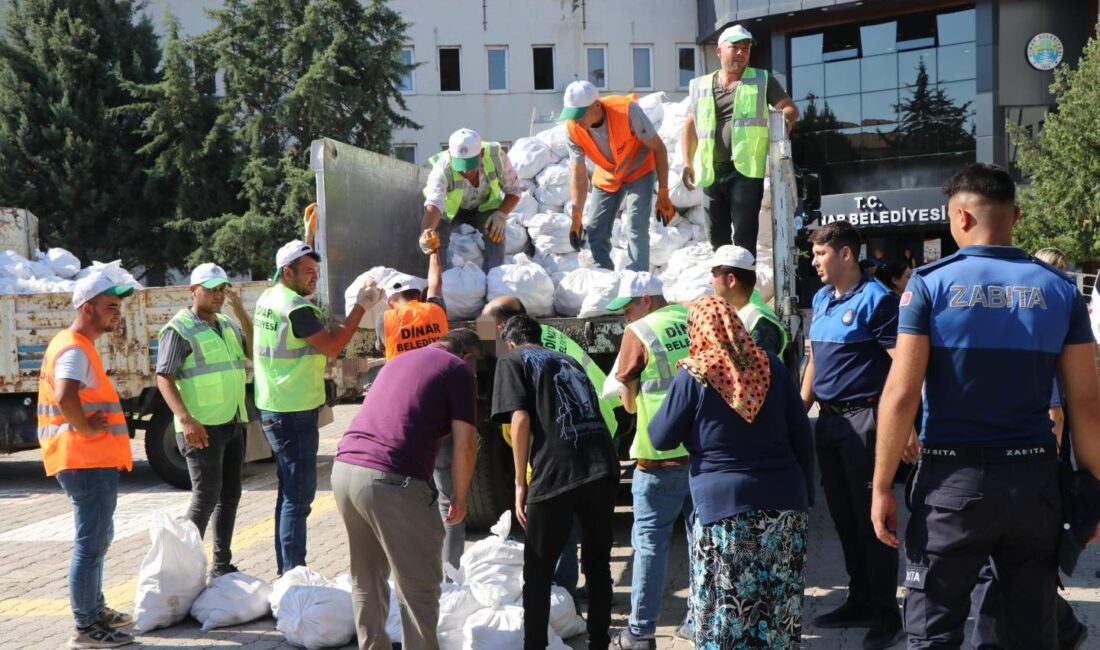 Dinar Belediyesi tarafından ihtiyaç