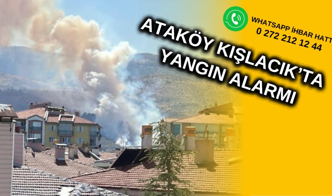 Ataköy, Kışlacık'ta çıkan yangın