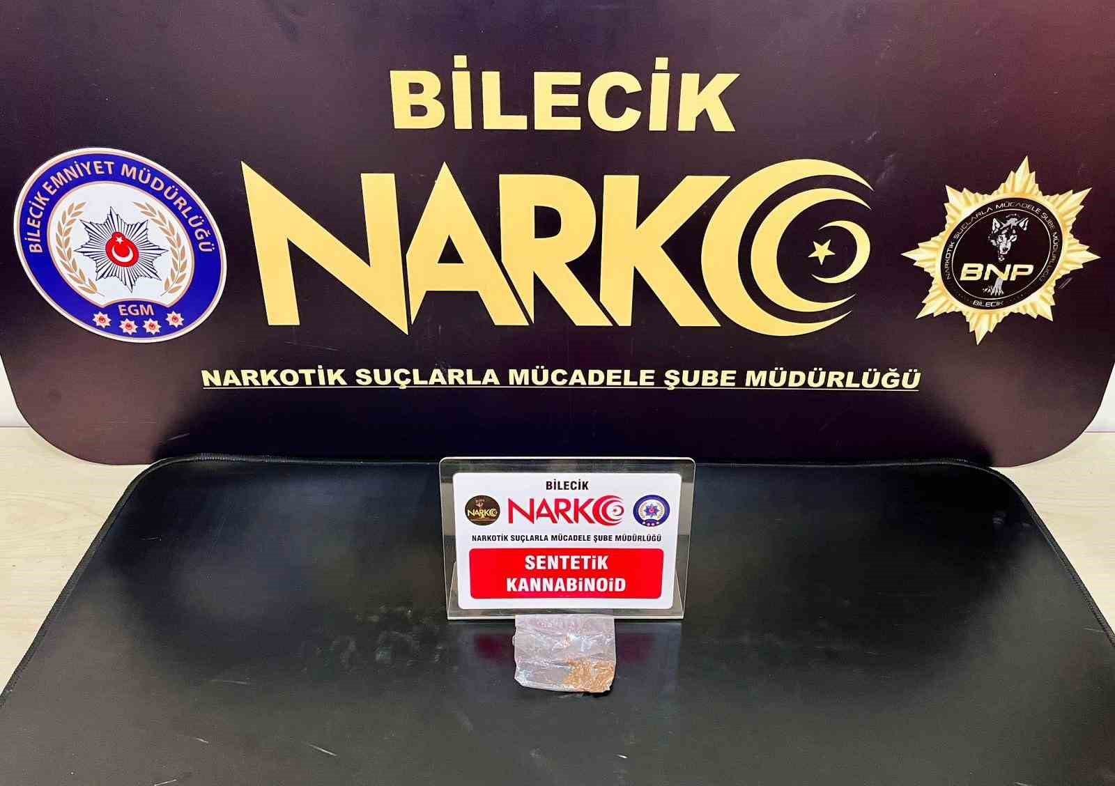 Bilecik’te uyuşturucu operasyonu