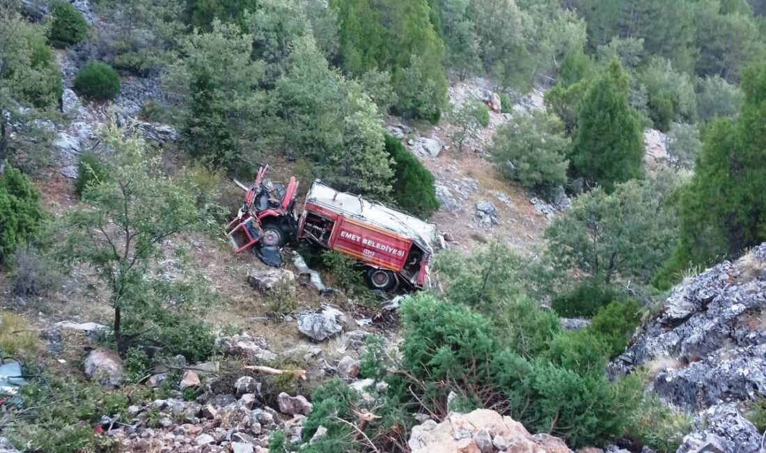 EMET'TE ORMAN YANGININDAN DÖNEN