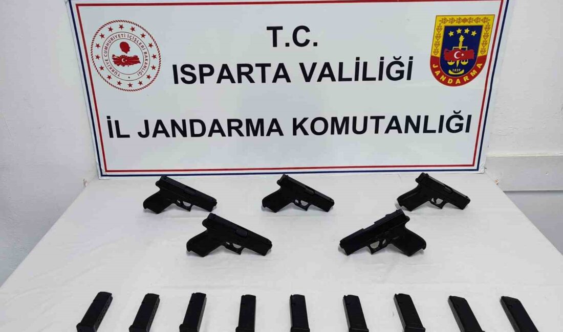 ISPARTA’DA SİLAH KAÇAKÇILIĞI OPERASYONUNDA