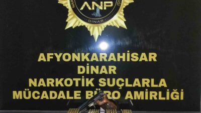 AFYONKARAHİSAR’DA ORMANLIK ALANLAR BİRLİKTE EVİNE KENEVİR EKEN BİR ŞAHIS POLİSİN