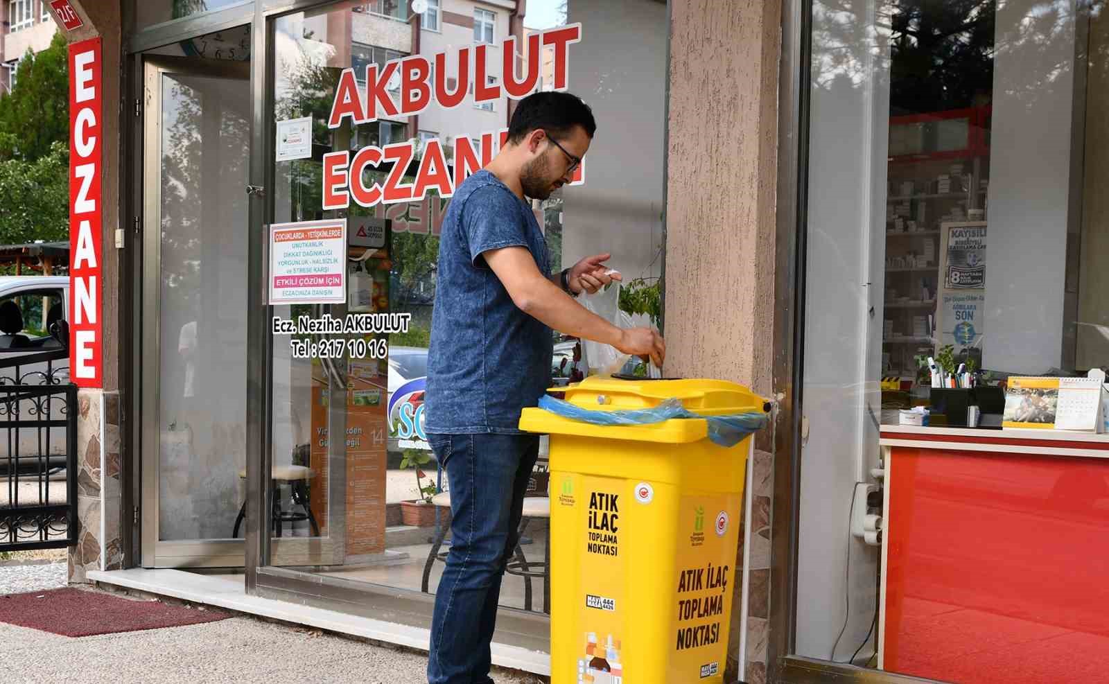 Tepebaşında Yılın İlk 6 Aylık Dönemi̇nde 2 Ton Atık İlaç Toplanıp İmha Edi̇ldi̇