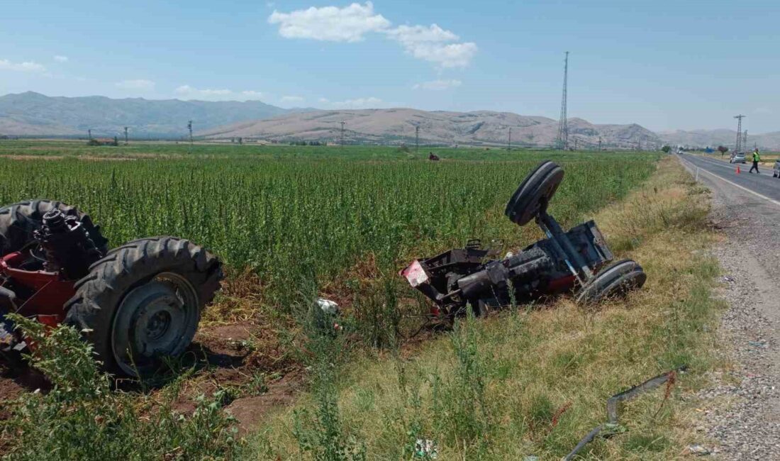 AFYONKARAHİSAR’DA TRAKTÖR İLE TIRIN