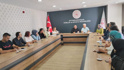 Gençlik ve Spor İl Müdürü İsmail Hakkı Kasapoğlu başkanlığında, Yurt