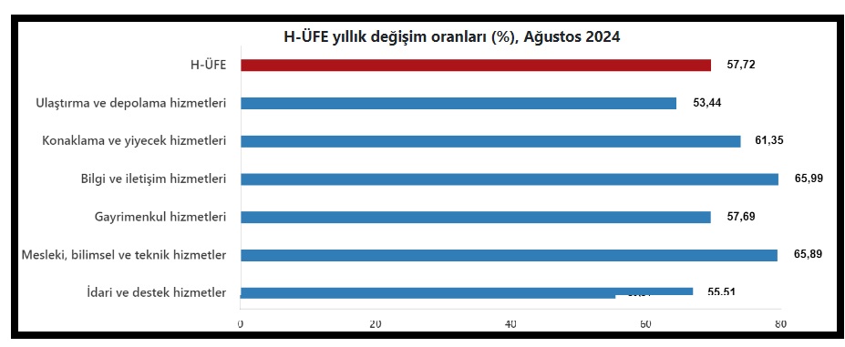 TÜİK verilerine göre, ağustos