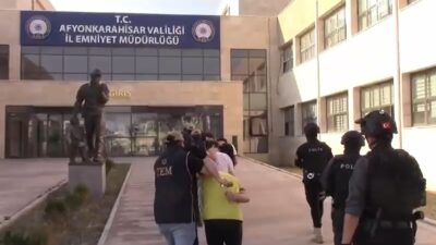 AFYONKARAHİSAR'DA, POLİS EKİPLERİ TARAFINDAN GÖZALTINA ALINAN SOSYAL MEDYA PLATFORMLARINDA PROPAGANDA