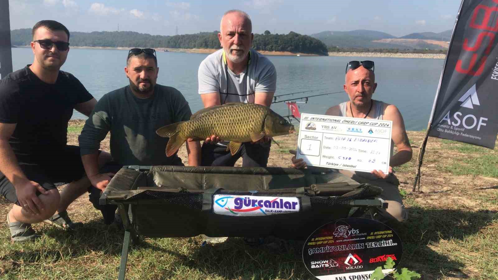 İnternational Ömerli Carp Cup Yarışması’nda 3’üncülük Eskişehir’in