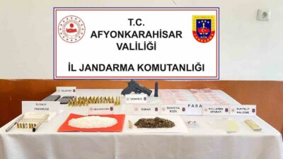 ANTALYA’DAN GETİRDİKLERİ UYUŞTURUCUYU AFYONKARAHİSAR’DA SATMAK İSTEYEN 2 ŞAHIS JANDARMANIN OPERASYONU
