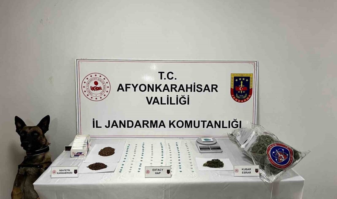 AFYONKARAHİSAR’DA JANDARMA GERÇEKLEŞTİRDİĞİ OPERASYONLA