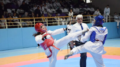 Cumhuriyet'in 101. yılı kapsamında Afyonkarahisar’da düzenlenen Minikler ve Yıldızlar Taekwondo