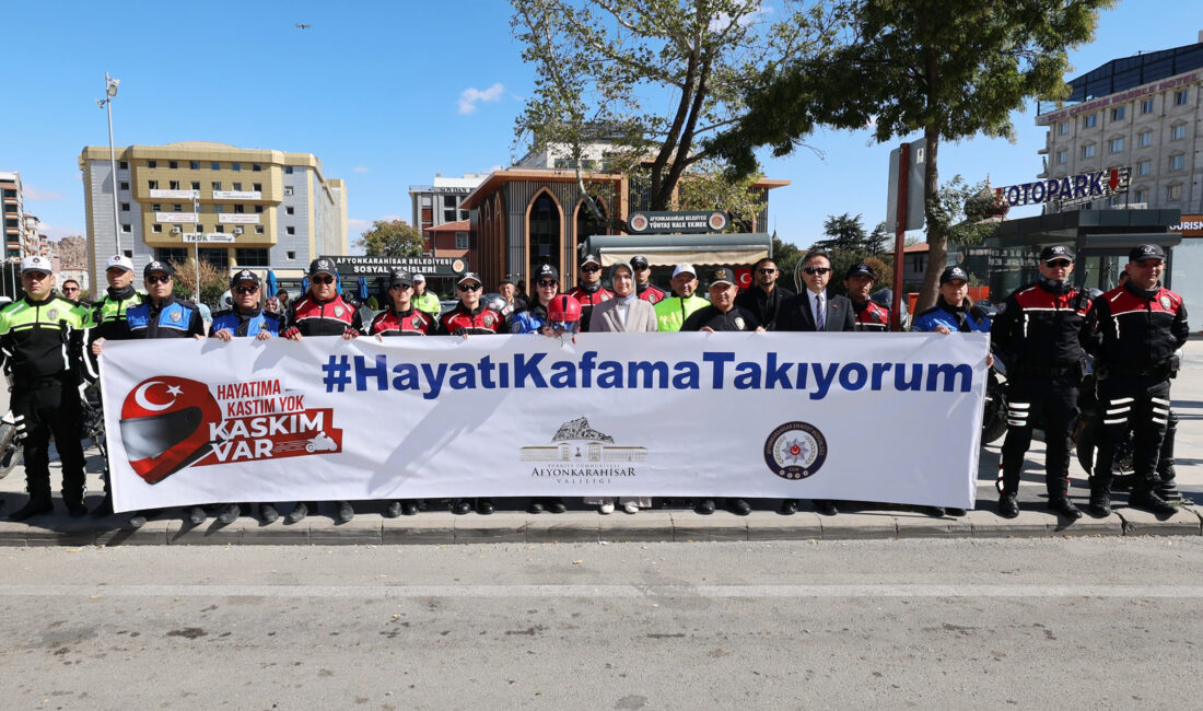 Motosikletin trafikte artmasıyla Afyon’daki