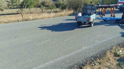 AFYONKARAHİSAR’DA MOPED KAZASI 3 YARALI