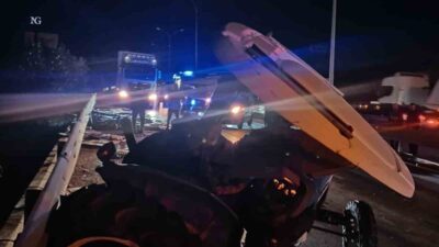AFYONKARAHİSAR’DA KAZA 1 ÖLÜ 2 YARALI