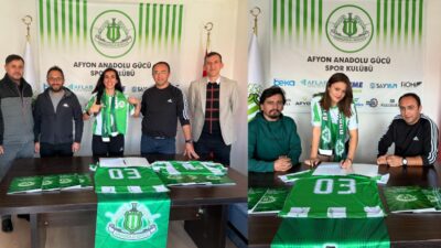 Afyonşehir Gazetesi sahibi Hakan Dilek’in sponsor olduğu Anadolu Gücüspor Kadın