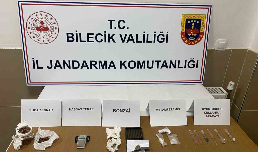 BİLECİK'TE DÜZENLENEN UYUŞTURUCU OPERASYONUNDA