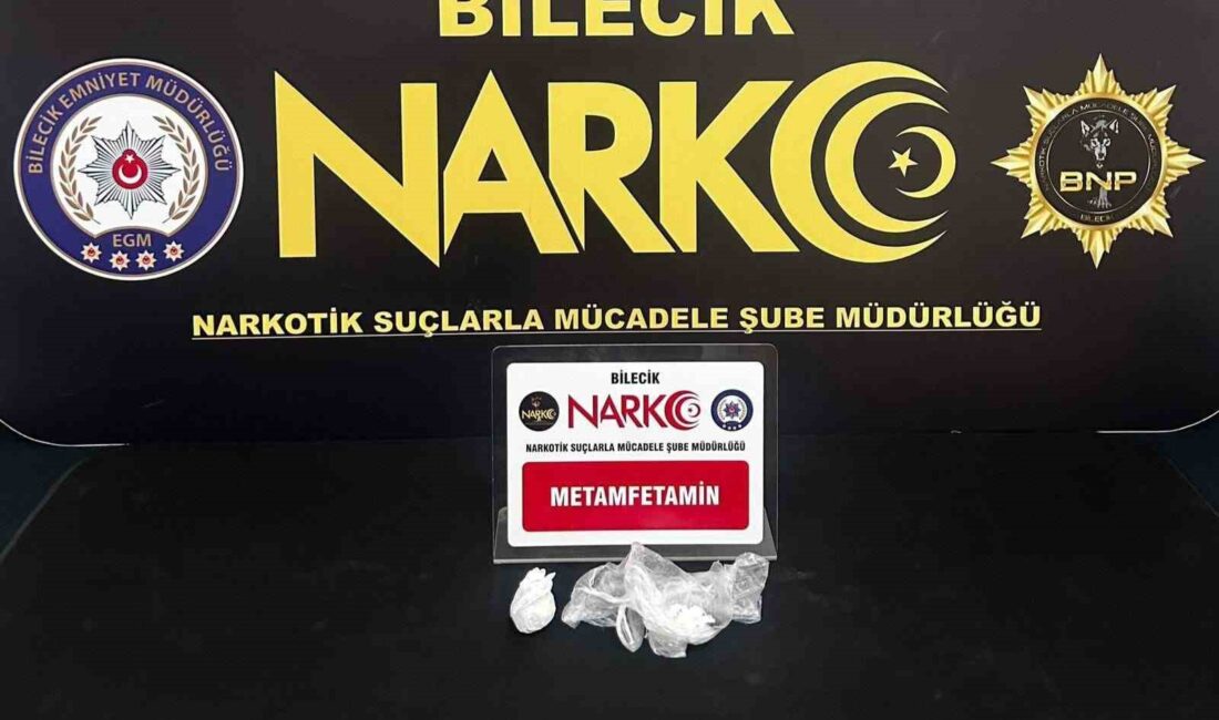 BİLECİK'TE GERÇEKLEŞTİRİLEN UYUŞTURUCU OPERASYONUNDA