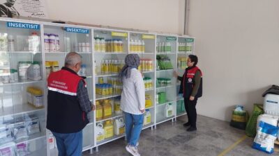 AFYONKARAHİSAR’DA BİTKİ KORUMA ÜRÜNÜ BAYİLERİNDE DENETİM YAPILDI