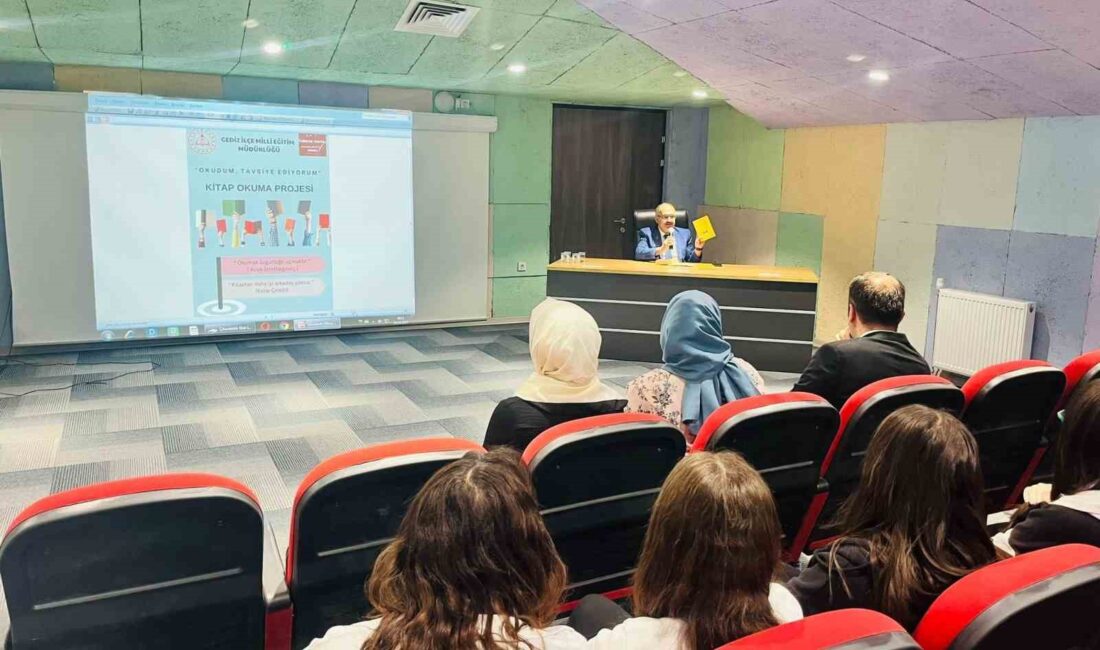 GEDİZ’DE “OKUDUM TAVSİYE EDİYORUM” OKUMA PROJESİ