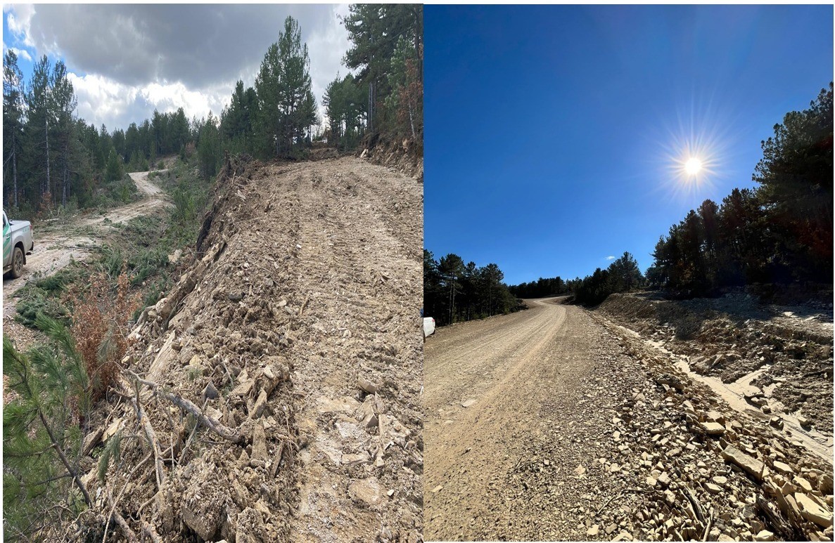 Kütahya’da orman yangınları riskini azaltma çalışmaları