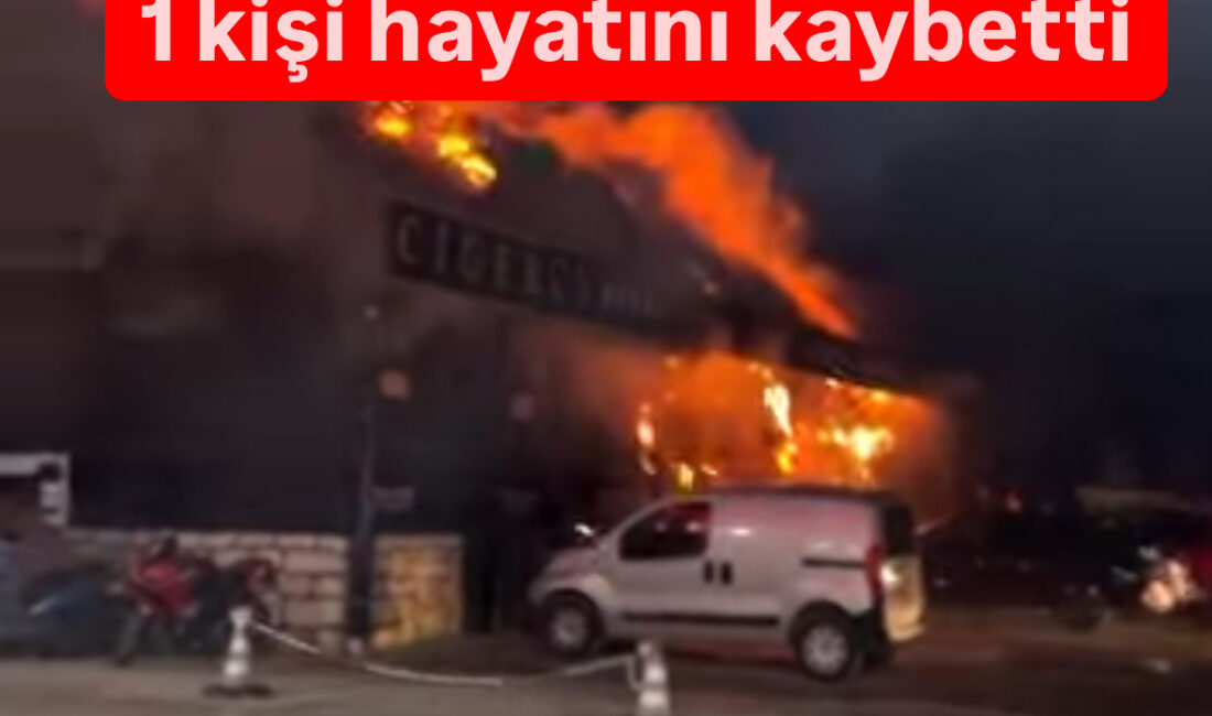 Ciğerci Ahmet’te çıkan yangında