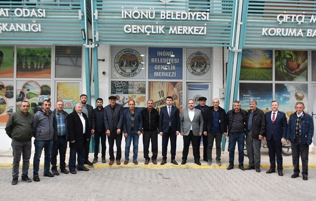 İnönü ilçesinde mahallelerin muhtarlarının