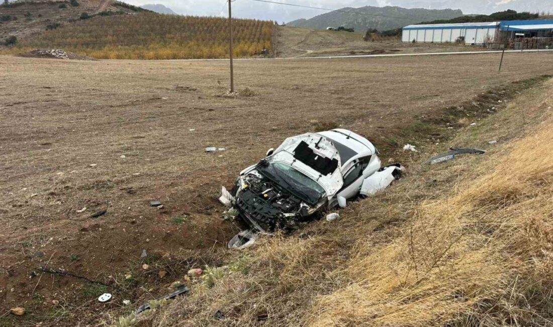 Isparta’nın Eğirdir ilçesinde, yağmur