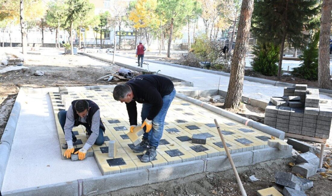 Isparta Belediyesi’nin Gülistan Mahallesi’nde