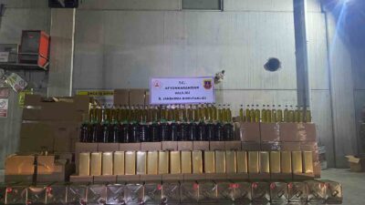 AFYONKARAHİSAR’DA JANDARMA TARAFINDAN GERÇEKLEŞTİRİLEN OPERASYONDA 6 BİN 319 LİTRE SAHTE