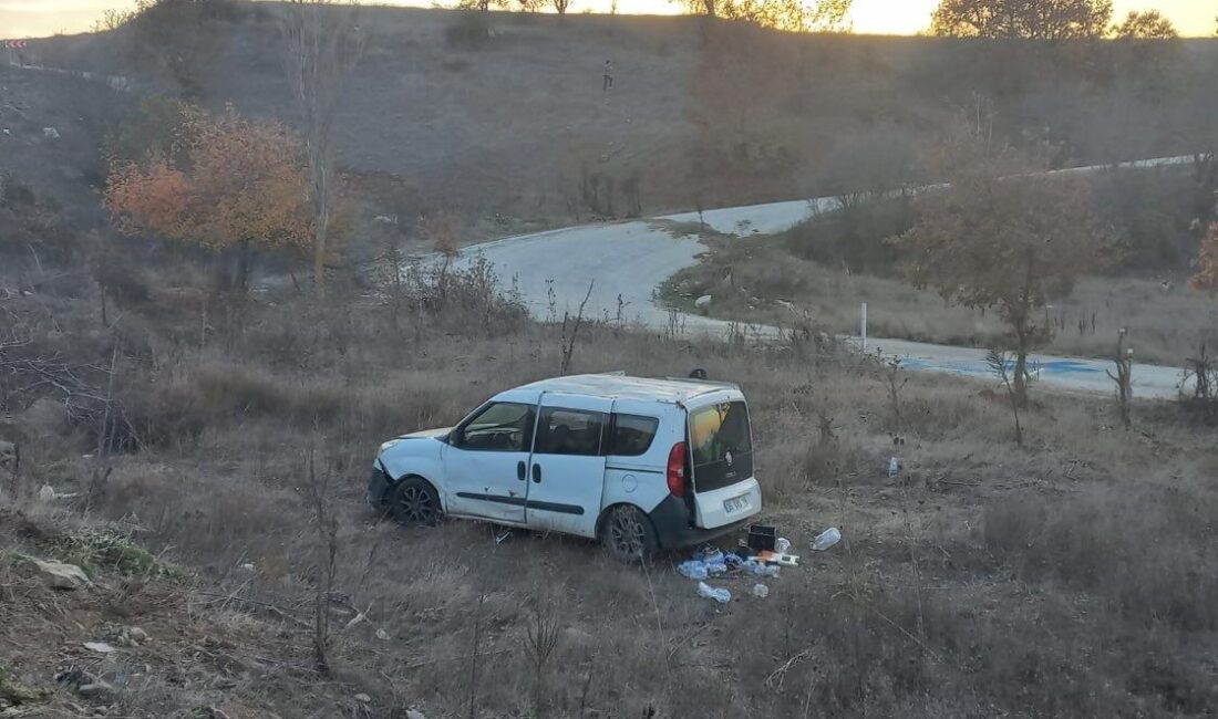 KONTROLDEN ÇIKAN ARAÇ ŞARAMPOLE