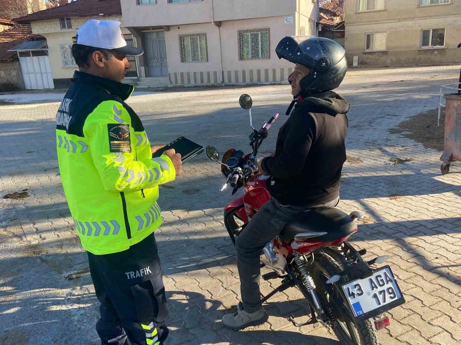 Kütahya’da motosiklet ve motorlu bisikletlere yönelik özel denetim