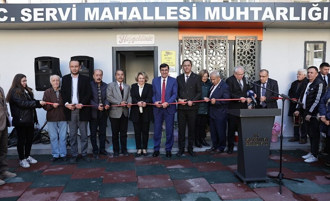 KÜTAHYA'NIN SERVİ MAHALLESİ'NE MUHTARLIK HİZMET BİNASI